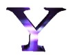 SV| Letter Y Purple