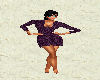 *lp Dress Purple Short