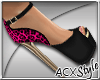 !ACX!Pink Leopard Shoes