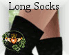 Long Black Socks