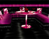 *E* blk pink disco table