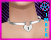 Heart Lock Metal Collar
