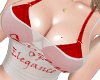 Sexy Red Crop Top&Bra