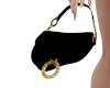 black goth purse