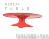 design table red one