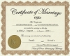 our wedding certificate