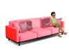 CK 3P Sofa Pink