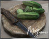 M. Cut Cucumbers