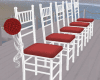 W. Red Wedding Chairs L