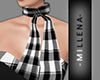 Scarf Janett B&W