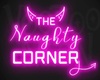 Neon Sign Naughty Corner