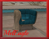 Teal Cuddle Chair