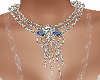 Diamonds Blue Necklace