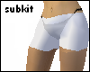 White Shorts w/panty