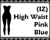 (IZ) High Waist Pnk/Blue