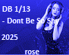 Dont Be So Shy 2025+D