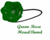 Green Rose HeadBand