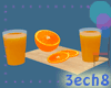 Orange Juice & Tray