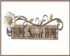 Home Sweet Home 3D sign