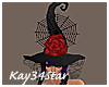 Halloween Red Rose Hat