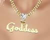 Collar Goddess Ferm Oro