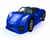 Blue Spyder car