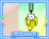 Earrings Cute Banana Cat