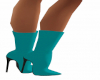 Teal boots