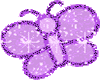 Purple GlitterButterfly