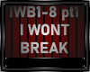 I WON'T BREAK PART 1-2