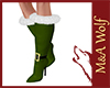 MW- Green Santa Boots
