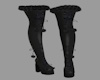 santa black boot