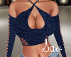 Navy Sparkle Burlesque