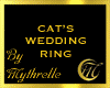 CAT'S WEDDING RING SET