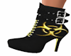 Biohazard ankle boots