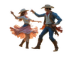 Cowboy/Cowgirl Flr Decal