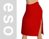 Red Slit Skirt