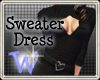*W* Sweater Dress Black