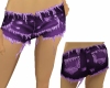Tattered Purple Shorts