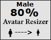 Avatar scaler 80% Male