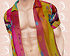 L: Pop Art Orange Shirt