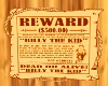 Wanted sign