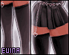 ෆ black skirt w belt