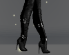 Black overknee boots