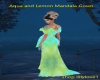 AquaLemon Mandala Gown