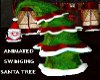 Swinging Santa On Tree