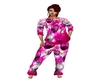 Pink PJ xmas top