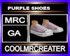 PURPLE SHOES