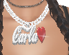 Carla Heart necklace-F