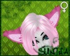 )S( Furry FOX Ears Pink